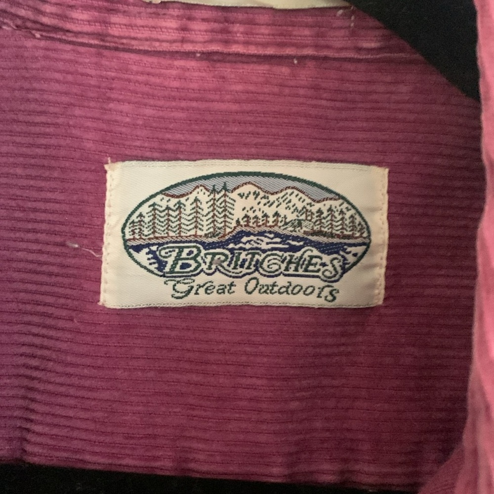 Vintage purple Corduroy shirt - Picture 2 of 5